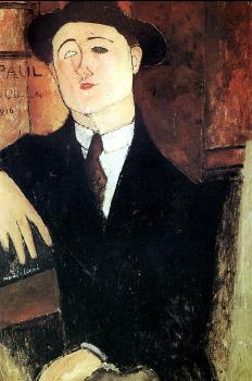 阿米地奧 莫迪裡阿尼 Portrait of Paul Guillaume